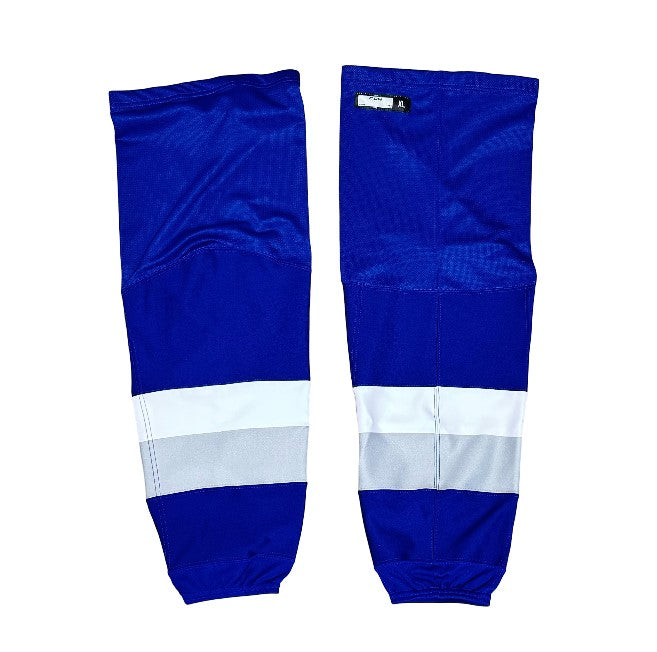 Chaussette CCM OHL d'occasion (bleu/blanc/gris)